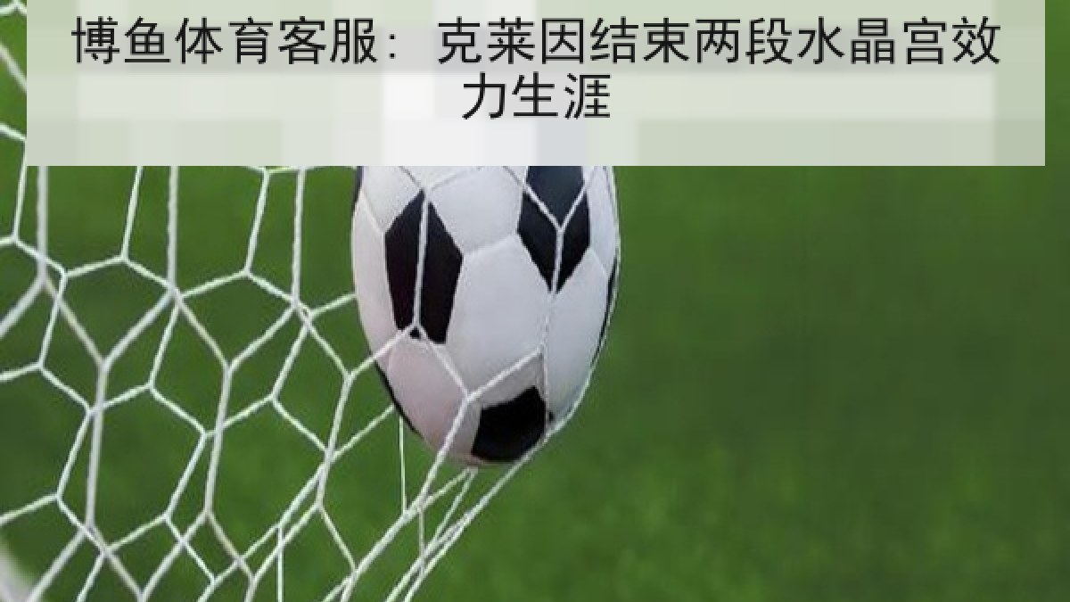 博鱼体育客服: 克莱因结束两段水晶宫效力生涯 博鱼体育客服: 克莱因结束两段水晶宫效力生涯